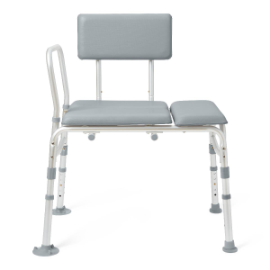 Shower Chair with Back and Removable Padded Arms